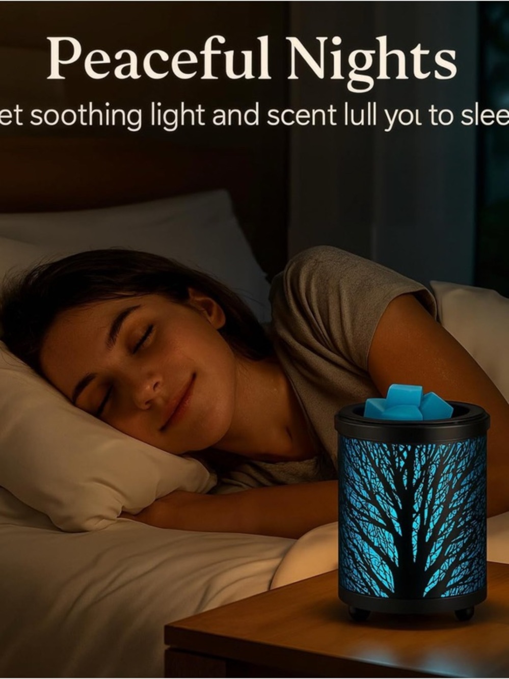Forest Design LED Color Changing Wax Melt Warmer - Picture 5 of 5